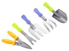 Load image into Gallery viewer, Garden Wagon & Tools Toy Set for Kids with 8 Gardening Tools, 4 Pots, Water Pail and Spray