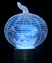 Load image into Gallery viewer, Optical Illusion 3D Pumpkin Jack-O'-Lantern Light