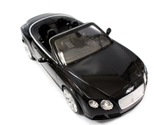 Load image into Gallery viewer, 1:12 Bentley Continental GT Speed Convertible (Black)