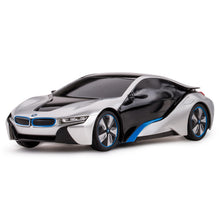 Load image into Gallery viewer, 1:24 BMW i8 Concept RC Sports Car Silver