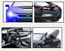 Load image into Gallery viewer, RC BMW I8 1:14 Scale with Opening Doors (Black)