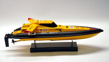 Load image into Gallery viewer, 17&quot; 1:25 Electric Mini Tracer Racing RC Boat YELLOW