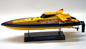 17" 1:25 Electric Mini Tracer Racing RC Boat YELLOW