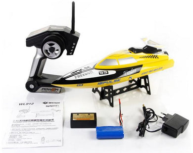 BT912 2.4G Radio Control RC Speed Racing Boat (Yellow)