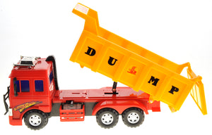 Big Dump Truck Toy for Kids with Friction Power (Heavy Duty)