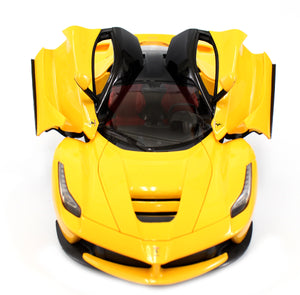 1-14 Scale Ferrari La Ferrari LaFerrari Radio Remote Control Model Car R-C RTR Open Doors (Yellow)