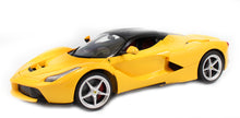 Load image into Gallery viewer, 1-14 Scale Ferrari La Ferrari LaFerrari Radio Remote Control Model Car R-C RTR Open Doors (Yellow)