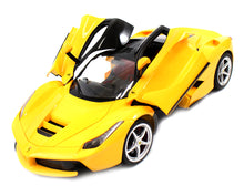 Load image into Gallery viewer, 1-14 Scale Ferrari La Ferrari LaFerrari Radio Remote Control Model Car R-C RTR Open Doors (Yellow)