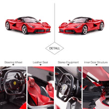 Load image into Gallery viewer, 1-14 Scale Ferrari LaFerrari Radio Remote Control R-C Toy Car Model (Red)