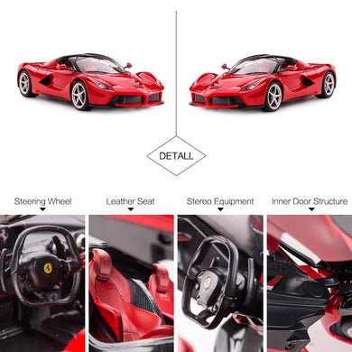 1-14 Scale Ferrari LaFerrari Radio Remote Control R-C Toy Car Model (Red)