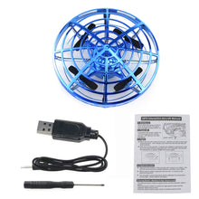 Load image into Gallery viewer, Mini UFO Hand Controlled Quadcopter (Blue)