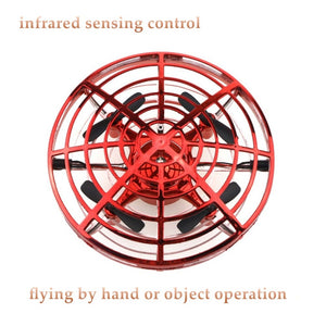 Mini UFO Hand Controlled Quadcopter (Red)