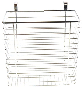 Chrome Waste Basket For Kitchens Or Restrooms