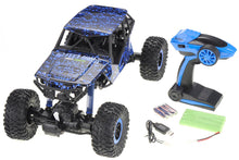 Load image into Gallery viewer, 1:10 2.4G 4WD Rally Rock Crawler Car Blue