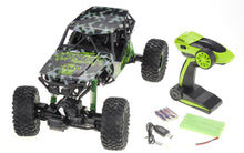 Load image into Gallery viewer, 1:10 2.4G 4WD Rally Rock Crawler Car Green