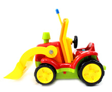 Load image into Gallery viewer, 4&quot; Cartoon R-C Construction Truck Toy for Toddlers (Red)