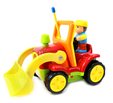 Load image into Gallery viewer, 4&quot; Cartoon R-C Construction Truck Toy for Toddlers (Red)