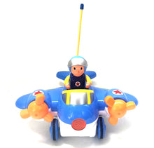 Load image into Gallery viewer, Cartoon R-C Airplane for Kids (Blue)