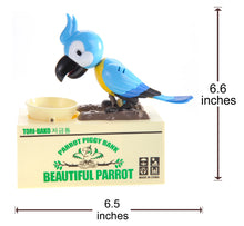 Load image into Gallery viewer, Cute Parrot Piggy Bank (Blue)