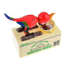 Load image into Gallery viewer, Cute Parrot Piggy Bank (Red)