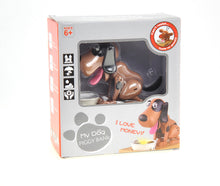 Load image into Gallery viewer, My Dog Piggy Bank - Robotic Coin Munching Money Box (Black Brown)