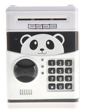 Load image into Gallery viewer, Cartoon Panda Electronic Password Piggy Coin Bank