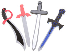 Load image into Gallery viewer, 8 Set Sword Play Set With Unique And Different Swords Such as Scimitars, Long Sword, Cutlasses, and Viking&#39;s Sword