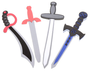 8 Set Sword Play Set With Unique And Different Swords Such as Scimitars, Long Sword, Cutlasses, and Viking's Sword