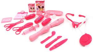 Deluxe Pink Doctor Medical Kit Playset