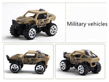 Load image into Gallery viewer, 10 in 1 Diecast Military Vehicle Carrier Truck