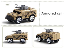 Load image into Gallery viewer, 10 in 1 Diecast Military Vehicle Carrier Truck