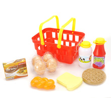 Load image into Gallery viewer, Pretend Play Breakfast &amp; Lunch Play Food Set with Basket