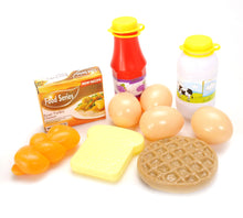 Load image into Gallery viewer, Pretend Play Breakfast &amp; Lunch Play Food Set with Basket