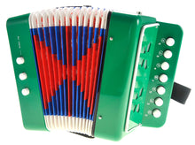 Load image into Gallery viewer, Children&#39;s Musical Instrument Accordion Green