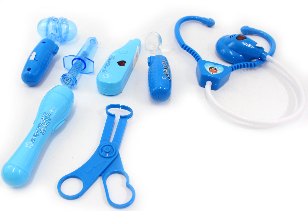 Doctor Nurse Blue Medical Kit Playset for Kids