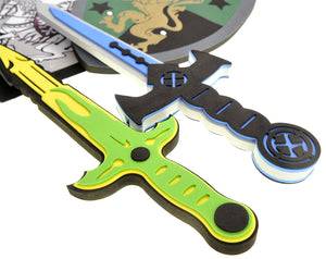 Sword and Shield Play Set With Unique Designs For Both The Sword And The Shield