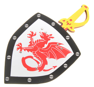 Sword And Shield Play Set With Unique Designs For Both The Sword and Shield