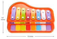 Load image into Gallery viewer, 2 In 1 Xylophone-Piano with Music Sheet Songbook