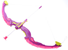 Load image into Gallery viewer, Bow and Arrow Dart Playset With Holder and Target Pink