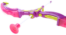 Load image into Gallery viewer, Bow and Arrow Dart Playset With Holder and Target Pink