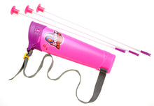 Load image into Gallery viewer, Bow and Arrow Dart Playset With Holder and Target Pink