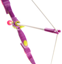 Load image into Gallery viewer, Bow and Arrow Dart Playset With Holder and Target Pink