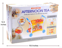 Load image into Gallery viewer, Afternoon Tea Time Trolley Cart Pretend Play Set for Tea Party