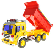 Load image into Gallery viewer, Friction Powered Dump Truck Toy