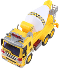 Load image into Gallery viewer, Friction Powered Cement Mixer Truck Toy