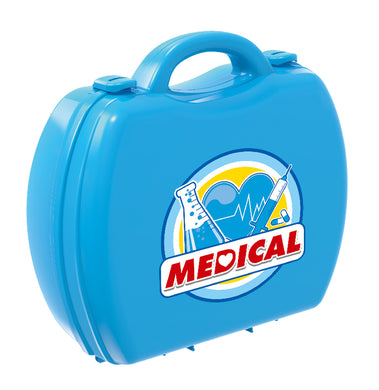 Portable Doctor Medical Play Set – Including syringe, test reflex hammer, otoscope, surgical scissors and more tool