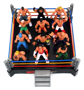 Little Wrestlers Rumbling Cage Set