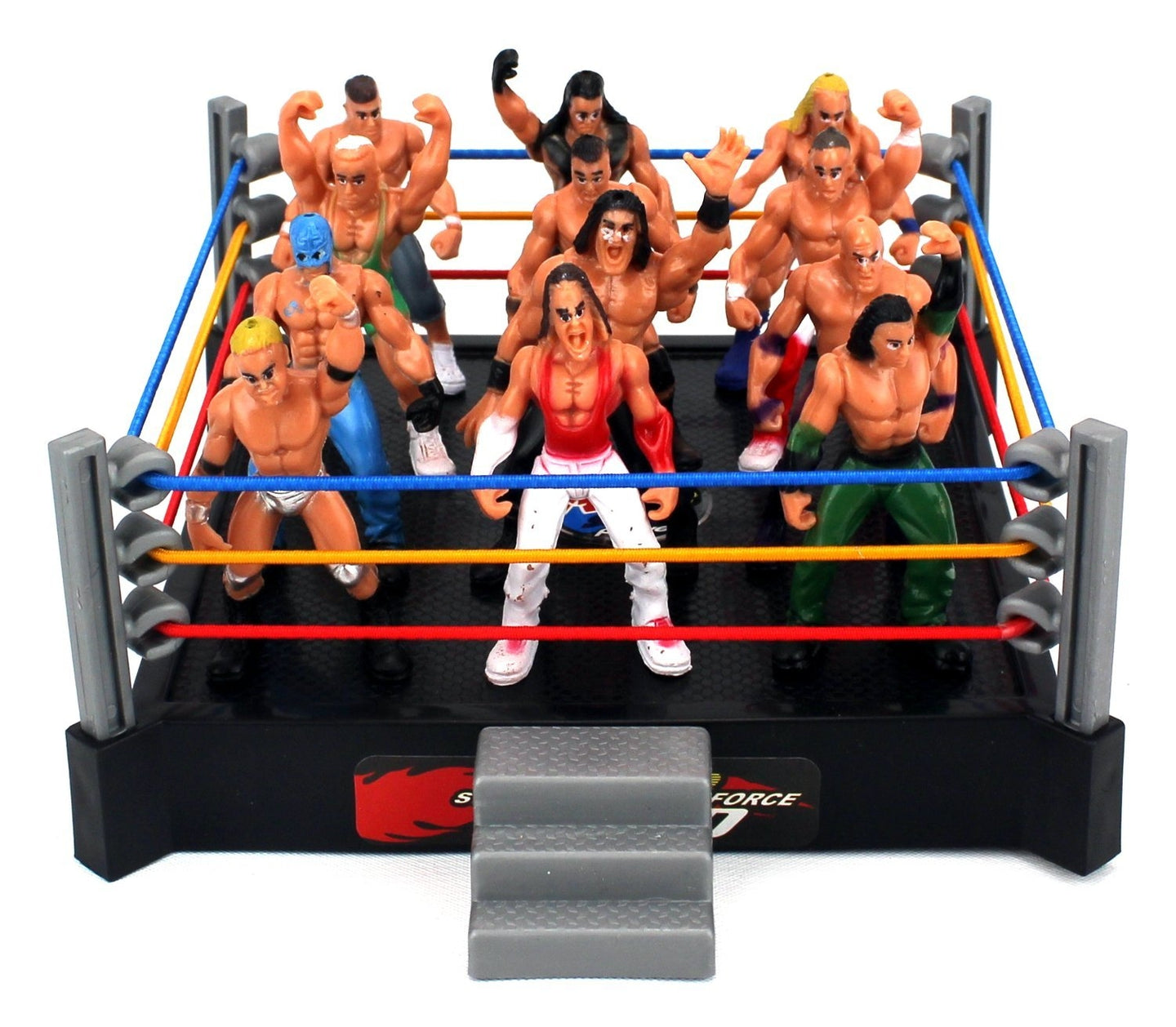 Little Wrestlers Rumbling Cage Set