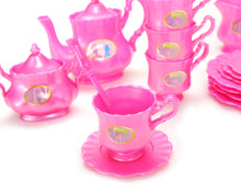 Load image into Gallery viewer, Princess Tea Party Set with Pink Tea Pots and Kitchen Utensils