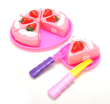 Load image into Gallery viewer, Strawberry Cake Dessert Play Set Toy